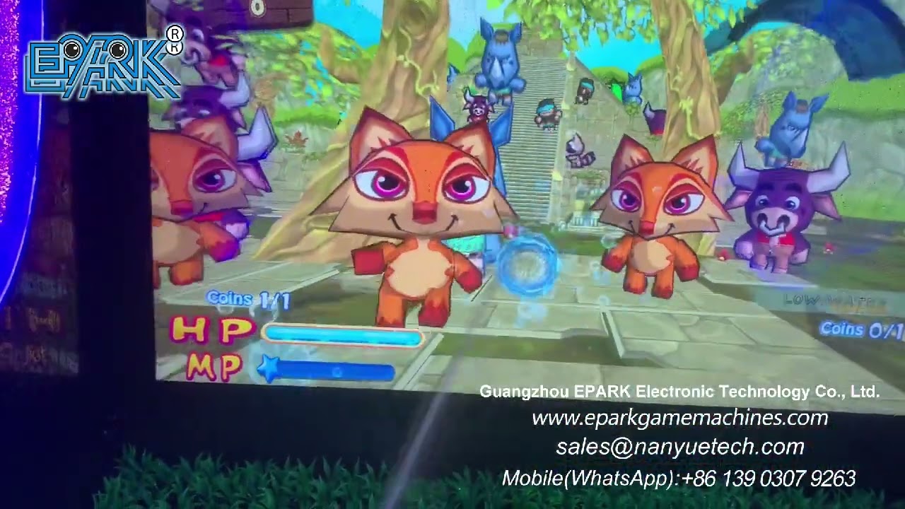 EPARK Shooting Game Water Shooting Arcade Game Machine Coin Operated Games 2 Player Shooting Game