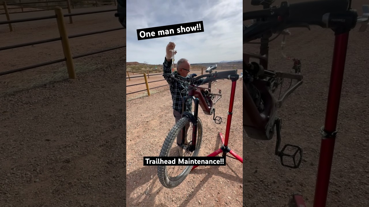 E-Mountain Bike: Trailhead Maintenance!! 