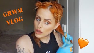 VLOG 9: HAIR AT HOME AND GRWM