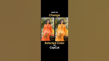 CapCut Change Dress Color | CapCut Tutorial #shorts #capcutedit #replacecolor