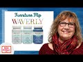 Furniture Flip DIY How To using Waverly Inspirations and Mod Podge