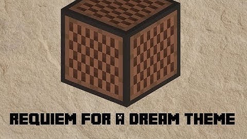 Minecraft Note Block ( Notenblock ) ⇒ Requiem For A Dream Theme ⇐