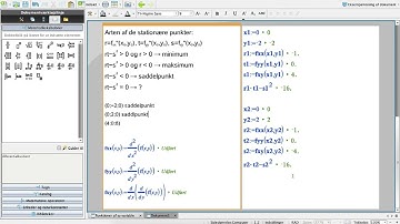 Funktioner af to variable: Stationære punkter