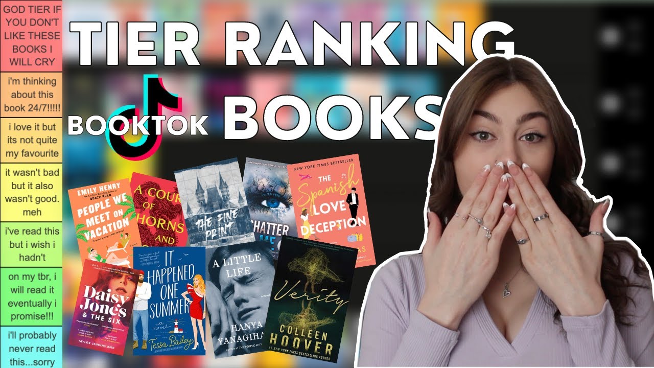 Tier ranking. Books in booktok.