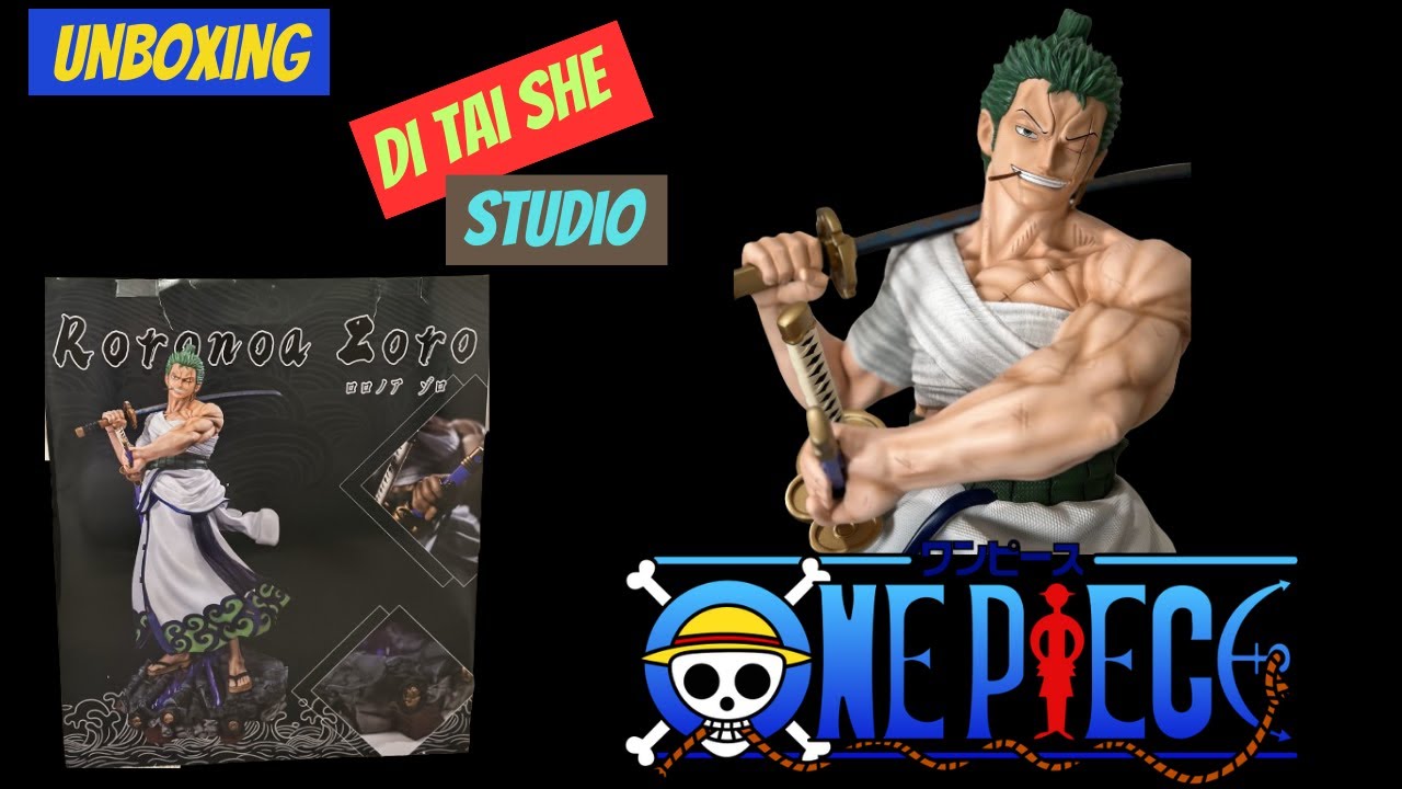 ONE PIECE - Unboxing Zoro Resin Statue - DI TAI SHE Studio - YouTube