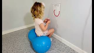 Stability Ball Vertical Surface Stickers Apple Theme