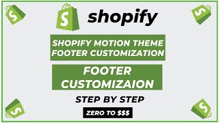Shopify Motion Theme Footer Customization | Shopify Footer Customization | Ecomm Hacks