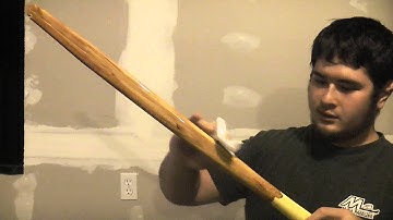 Seminole Inspired PVC Flat Bow Part 3 - Applying a Faux Cypress Wood Finish