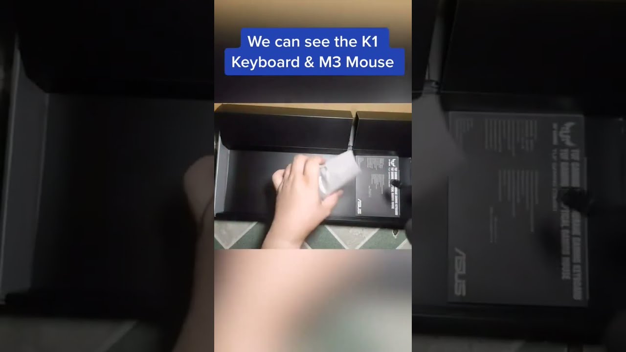 + Asus (K1 Combo M3) - YouTube Gaming TUF & Review Unboxing