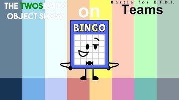 If The Twosdaily Object Show Characters were on BFB Teams