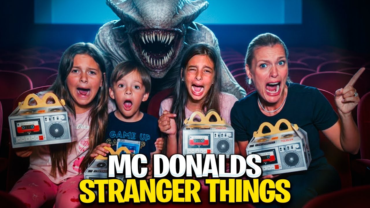 😱NUNCA PEÇA MC LANCHE DO STRANGER THINGS NO CINEMA! *Coisas estranhas aconteceram