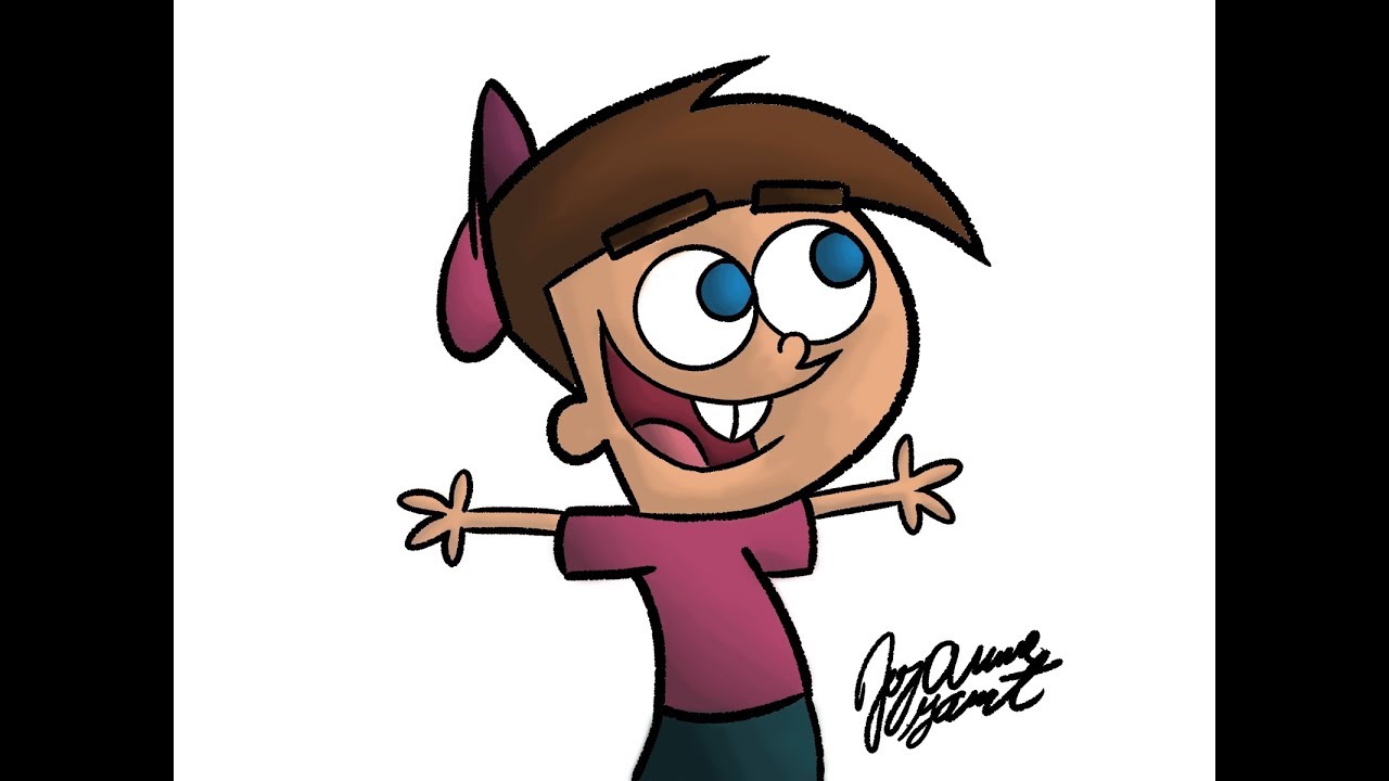 Timmy Turner drawing.