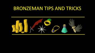 Bronzeman Early Game Tips & Tricks