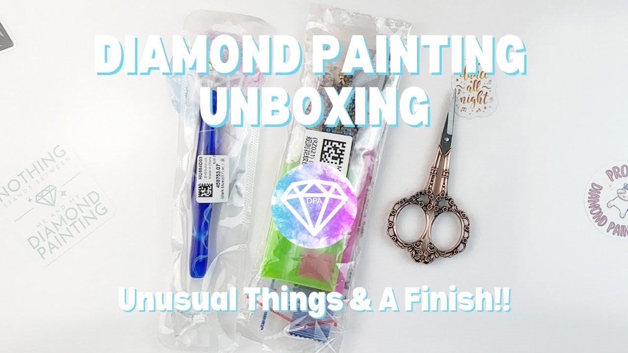 Unusual Things & a Bonus Finish!! Diamond Painting Unboxing from