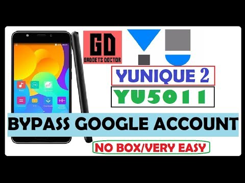 Yu yunique 2 YU5011 FRP Bypass Google Account – Android -7(Easy)