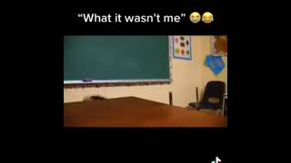 Here Is A Video Of Jeffy Throwing A Desk At The Teacher And Jeffy Was Like What? It Wasnt Me