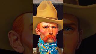 Thomas Blackshear’s Neon Cowboy Series #shorts #cowboy #painting