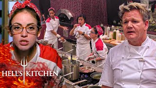 Chef Who’s Not Allowed To Eat Pasta, Cooks Pasta | Hell's Kitchen