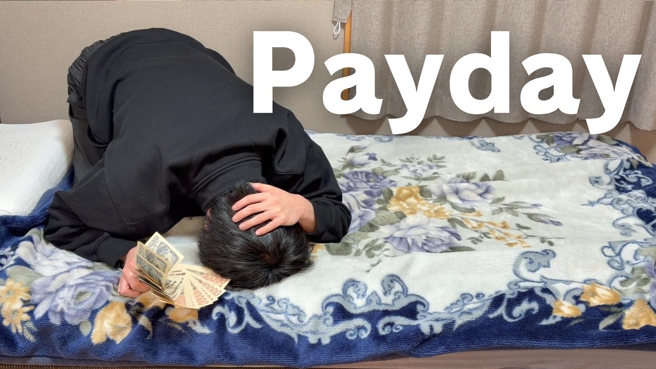 Payday as a Low-Income Office Worker in Japan