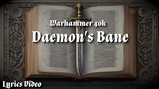 Abominable Intelligence - Daemon's Bane - | Warhammer 40k music |