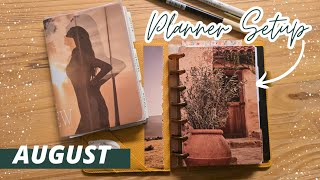 AUGUST SETUP ON MY PLANNER