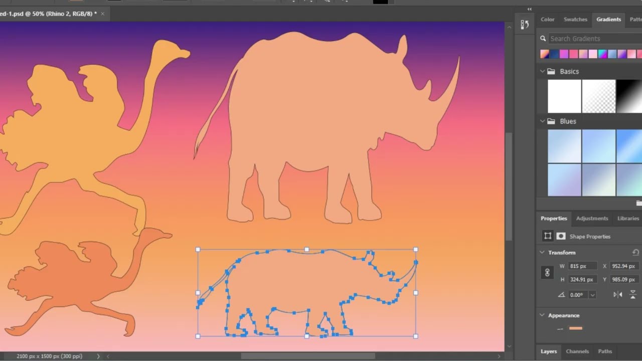 Creative Poster Design Using Shape Tools in Adobe Photoshop