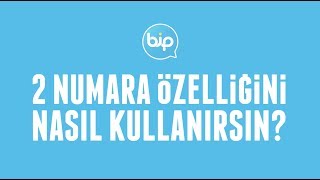 2 Numara Özelliğini Nasıl Kullanırsın? Resimi