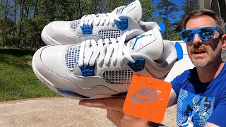 Military Blue Jordan 4 - What Is Going On with Finish Line & JD Sports EA?