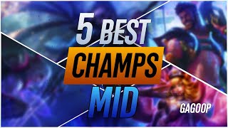 MEJORES CAMPEONES MID S12 del META ACTUAL | PARCHE 12.7 | Tier List S+ | GUÍA SUBIR ELO #GagoOP