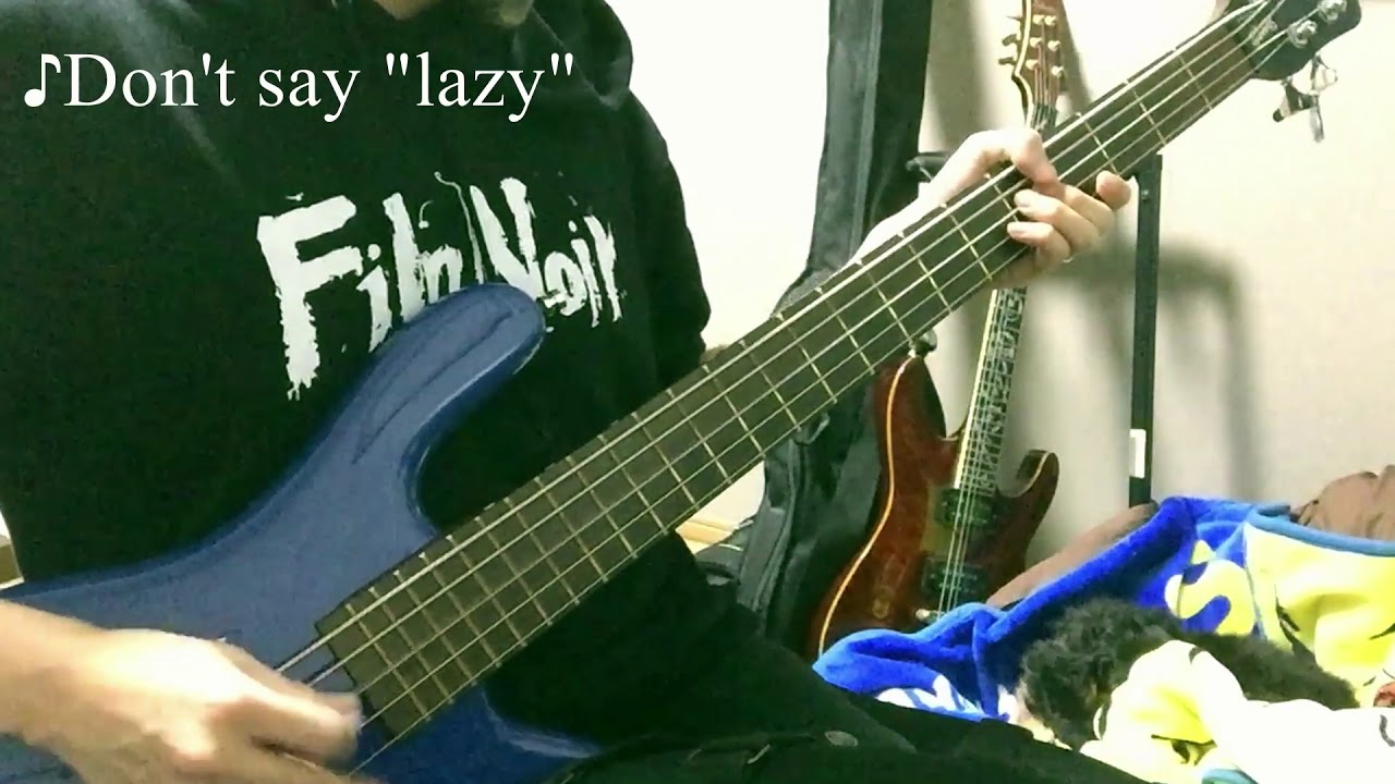 けいおん Don T Say Lazy Bass Cover 弾いてみた Youtube