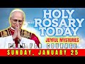 SUNDAY HOLY ROSARY 🌿 JANUARY 25 2026 🌿 GLORIOUS MYSTERIES: THE MIRACLE OF CONVERSION