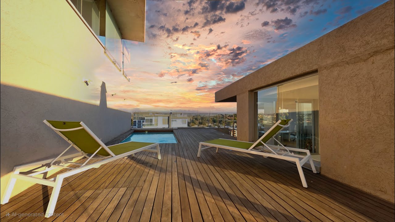 Image showcasing Fully Furnished Penthouse with Panaromic Sandton Skyline Views and Roof ...