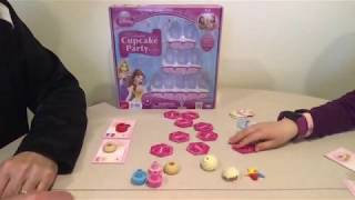 Enchanted Cupcake Party Game - Disney Princesses - How to Play and a Review of Kid's Board Game
