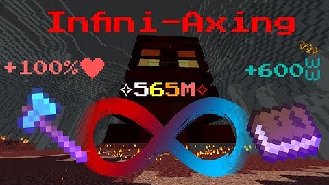 Infini-axing Demonstration (Gloomlock + AotS) - Hypixel Skyblock