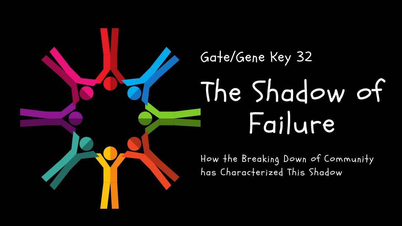 Gene Key 32 - The Shadow of Failure - YouTube Gene Key 32 - The Shadow of Failure - YouTube