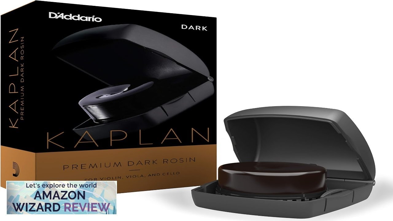 D'Addario Violin Rosin Cello Rosin Kaplan Premium Dark Rosin Review