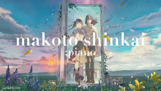 [playlist] 신카이 마코토 OST 피아노 모음ㅣ스즈메, 너의 이름은, 날씨의 아이 piano musicㅣ공부음악, 수면음악, 집중할 때 듣는 음악