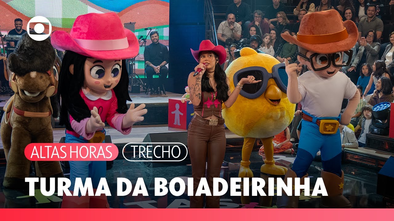 Ana Castela, 'Turma da Boiadeirinha' e a festa da criançada | Altas Horas | TV Globo