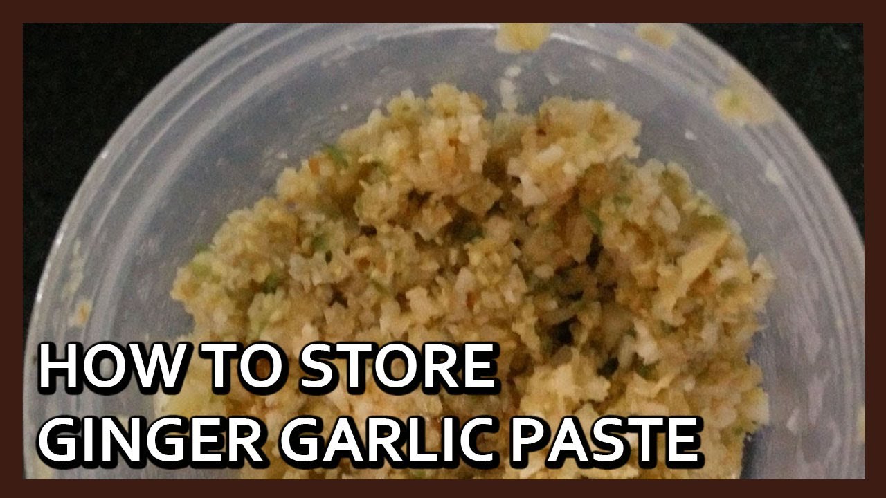 How to store Ginger Garlic Paste | Ginger Garlic Paste Recipe | Tip by Healthy Kadai