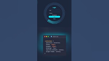 Smooth Login Animation ✨ | Modern UI Design #html #css #js #developer #coding