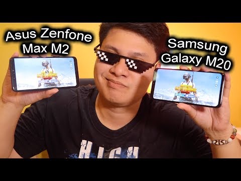 Samsung Galaxy m20 vs Zenfone Max M2 speed and pubg test