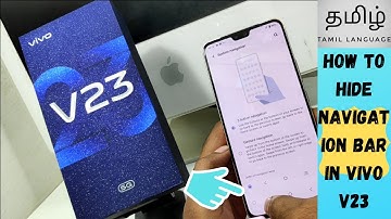 How to Hide Navigation Bar in VIVO V23/VIVO V23 pro in Tamil | How To Hide Navigation Button in Vivo