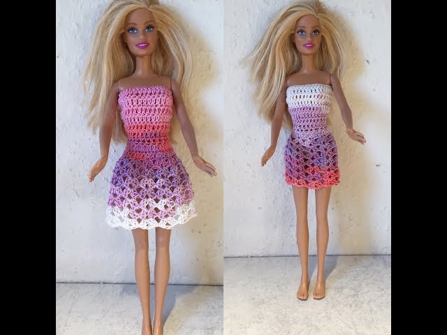 Robes de poupées barbie au crochet - Les fantaisies de sandrine