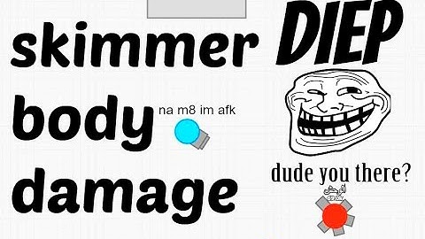 New class skimmer body damage diep.io | Diep.io