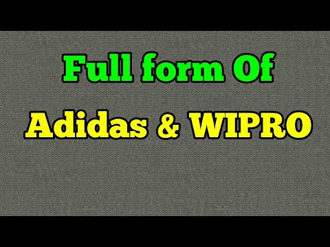 adidas full form