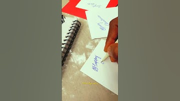 Satisfying Calligraphy Video: Watch the Magic Happen #calligraphy #handwriting #penmanship #shorts