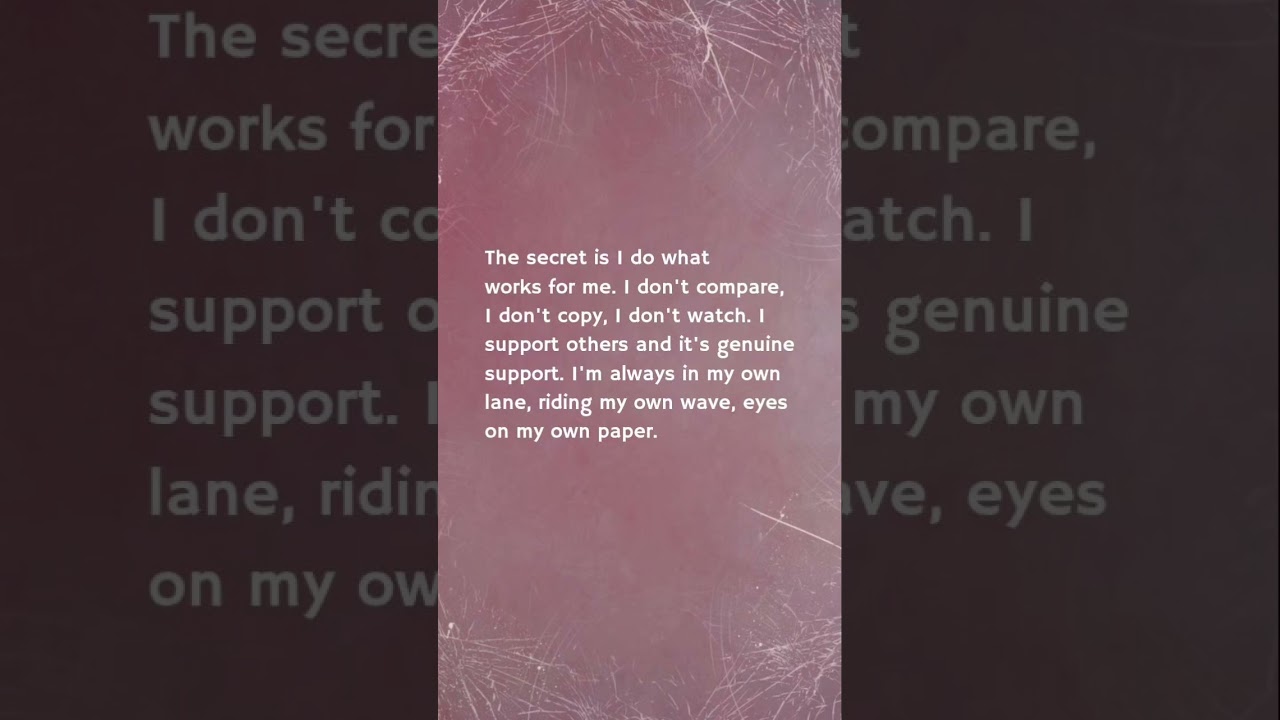 Rooted in my path, growing at my pace ✨ 