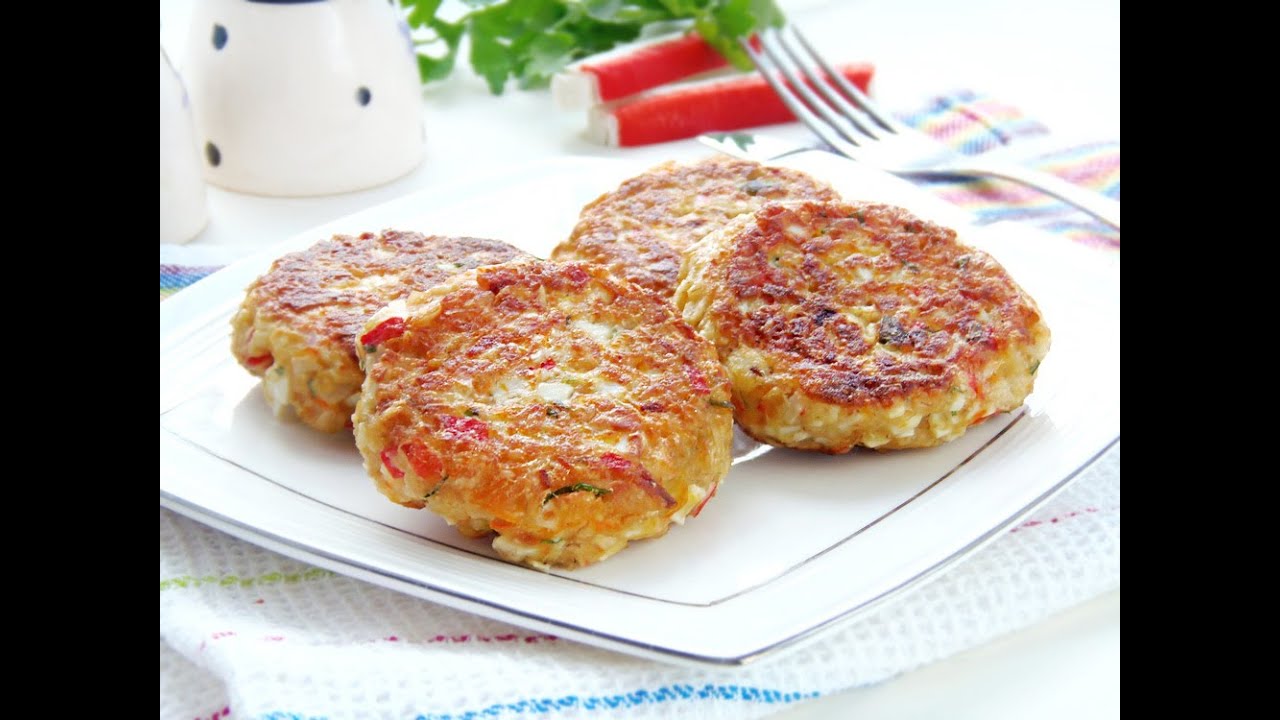 Рецепт вкусных котлет из крабовых палочек