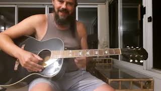 How to play Shame On The Moon by Bob Seger easy acoustic guitar