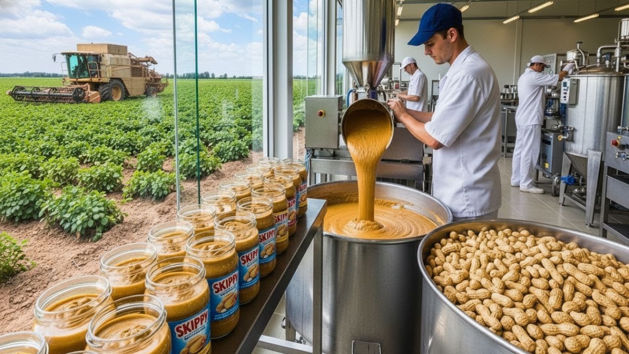 Comment c’est fait : Le Beurre de Cacahuète – Le Processus Industriel le Plus Crémeux du Monde !